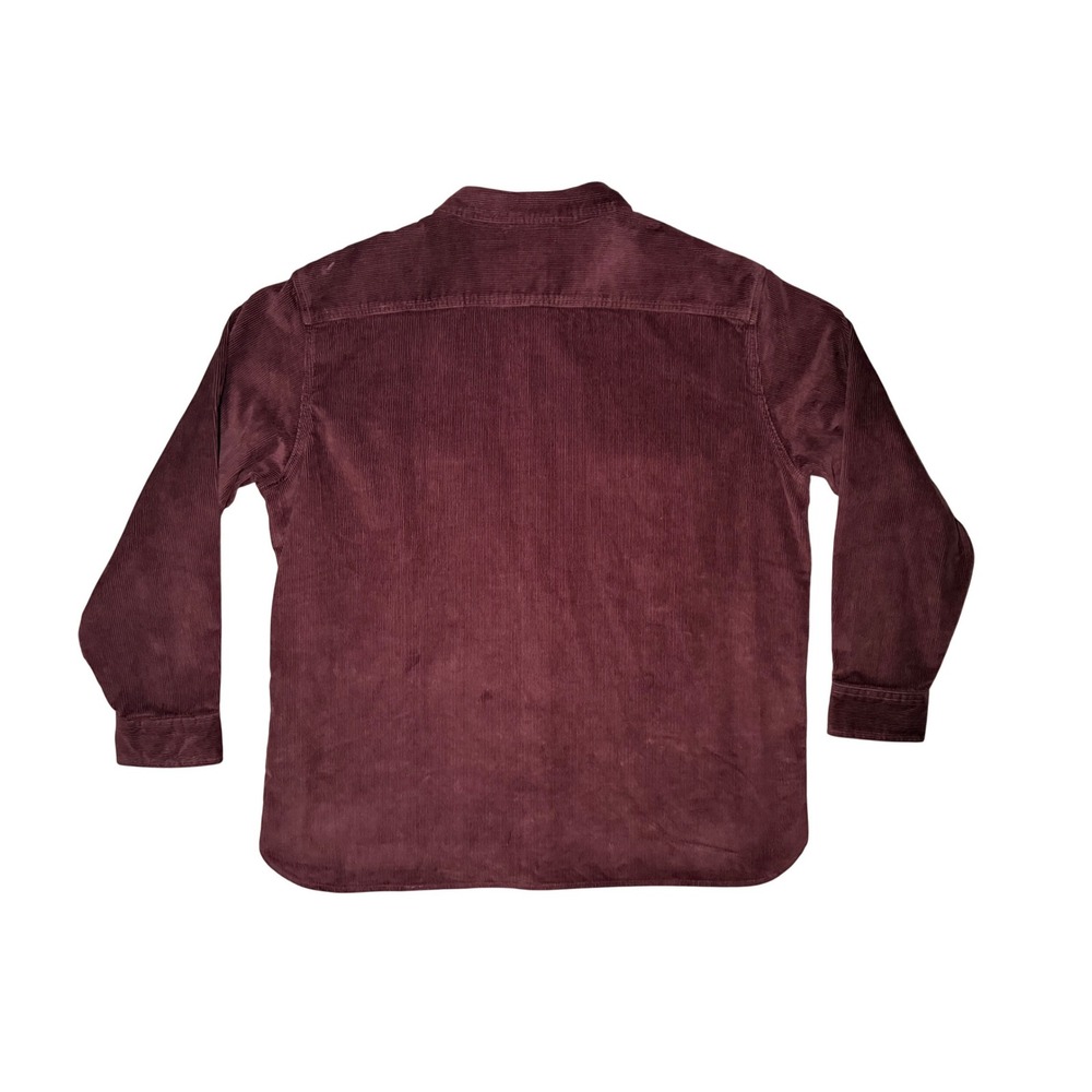 Levi's The Worker Relaxed Fit Corduroy Shirt Mens XL Burgundy NWT - Picture 4 of 9